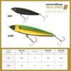 Daiwa Seabass Lure MT Trick Upper-R105F Chart Konoshiro Sand