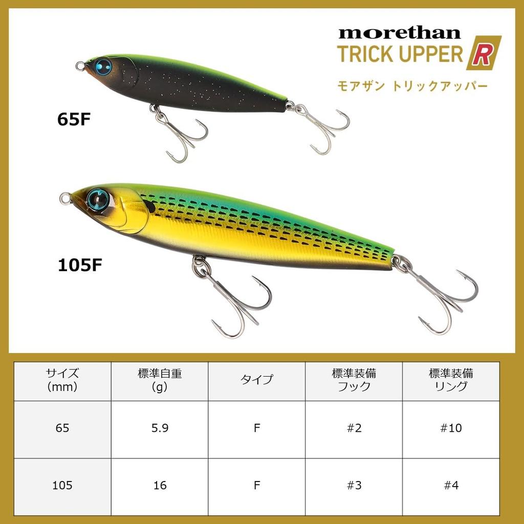 Daiwa Seabass Lure MT Trick Upper-R105F Chart Konoshiro Sand