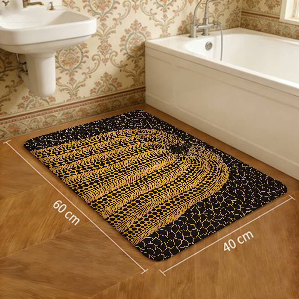 Yayoi Kusama Art Floor Mat Rectangle Anti-slip Home Soft Badmat Front Door Indoor Outdoor Mat Hotel Decor Mat