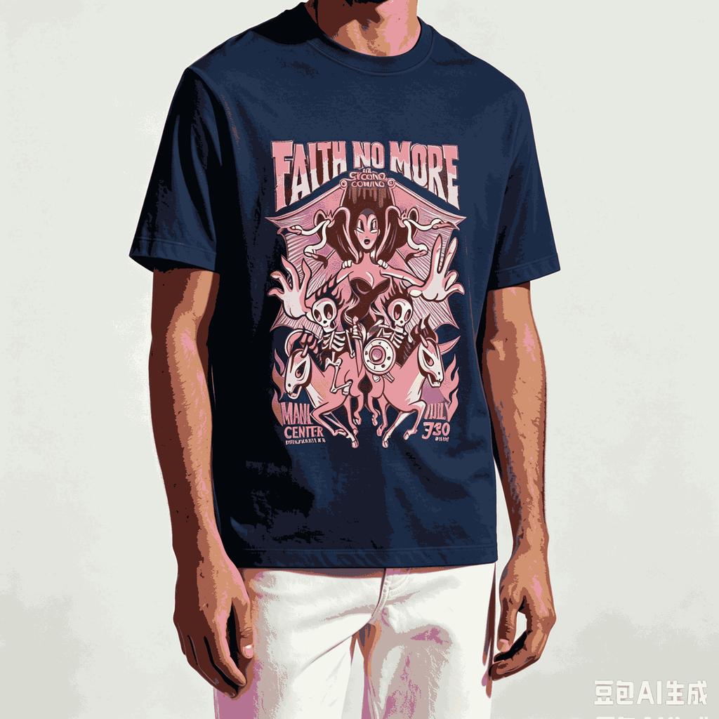 Faith No More For Fan Gift Tshirt Unisex Unisex Harajuku Oversized Unisex Short Sleeve Streetwear High Quality Couples Classic Soft