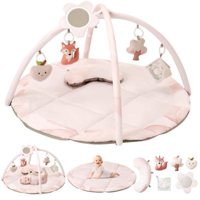 Fortella Игровой центр для малышей Игровой коврик для малышей Игровой центр для младенцев Игровой коврик для новорожденных Игрушка Merry 0 месяцев 5 месяцев 1 год Образовательная игрушка Популярный подарок для малыша Подарок Игровой центр для младенцев (розовый)