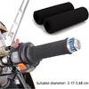 2x Motorcycle Motorbike Slip-on Foam Anti Vibration Comfort Handlebar Grip Cover