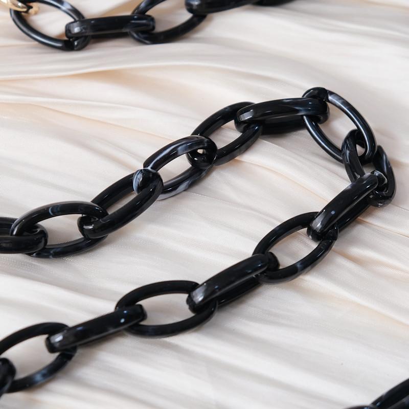 Новый аксессуар для телефона, съемная цепочка, роскошный чехол через плечо, роскошный чехол для телефона, цепочки, акриловый ремешок на плечо, сотовый ремешок для мобильного телефона