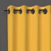 Eyelet Curtain 135X250 Cm BLACKOUT Radiant Yellow, by Soleil D'ocre