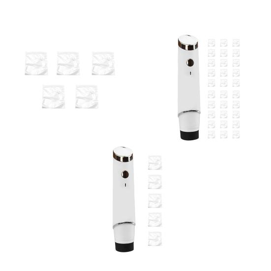 Вакуумная упаковочная машина с многоразовыми пакетами, сенсорное управление, компактный дизайн, портативный перезаряжаемый ручной вакуумный упаковщик