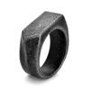 Jiayiqi Men's Ring Punk Rock Smooth 316L Stainless Steel Signet Ring For Men Hip Hop Party Jewelry Wholesale Male Wedding Anel