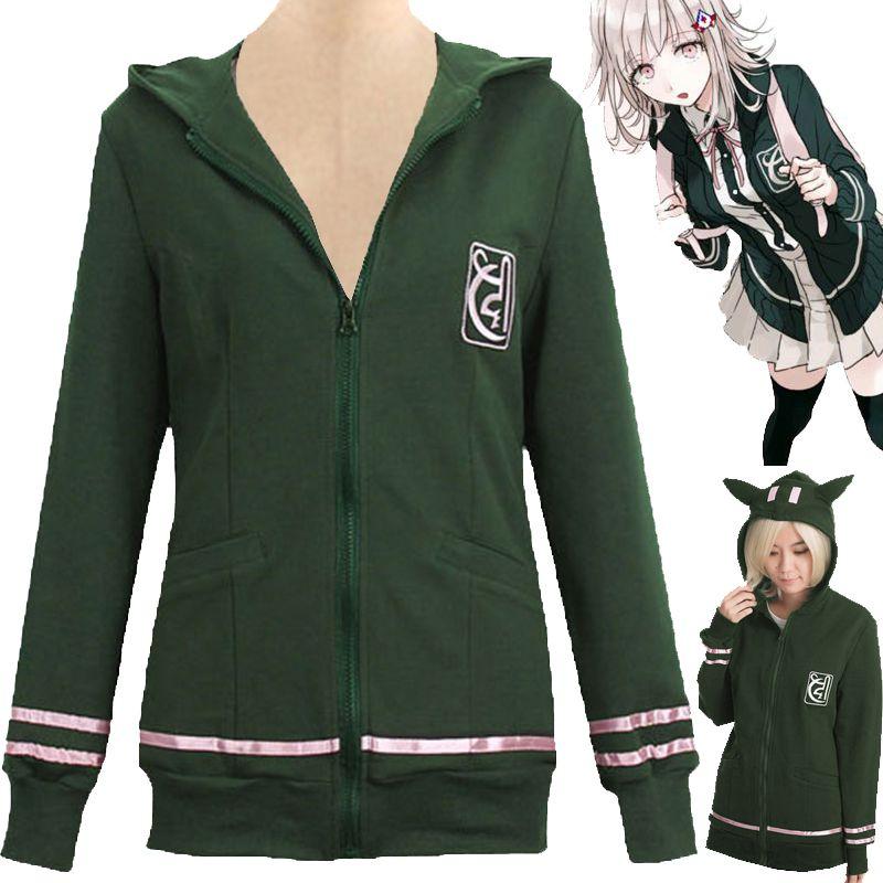 Косплей-костюм Худи Чиаки Нанами из Danganronpa с мягким высококачественным материалом