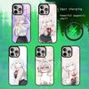 Аниме Милый A-Аля Чехол для телефона для iPhone 17, 16, 15, 14, 13 Plus, Pro Max Магнитный для Magsafe Беспроводная зарядка