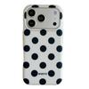 Полиаминовая защитная чехол-накладка в горошек для iPhone 17 Pro Max - Ударопрочный, Стильный и Совместимый с моделями 16/17 Pro.