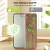 Double Sided Food Grade Pure Titanium Cutting Board for Kitchen Wheat Straw PP Chopping Boards for Meat Vegetables Fruits Cheese