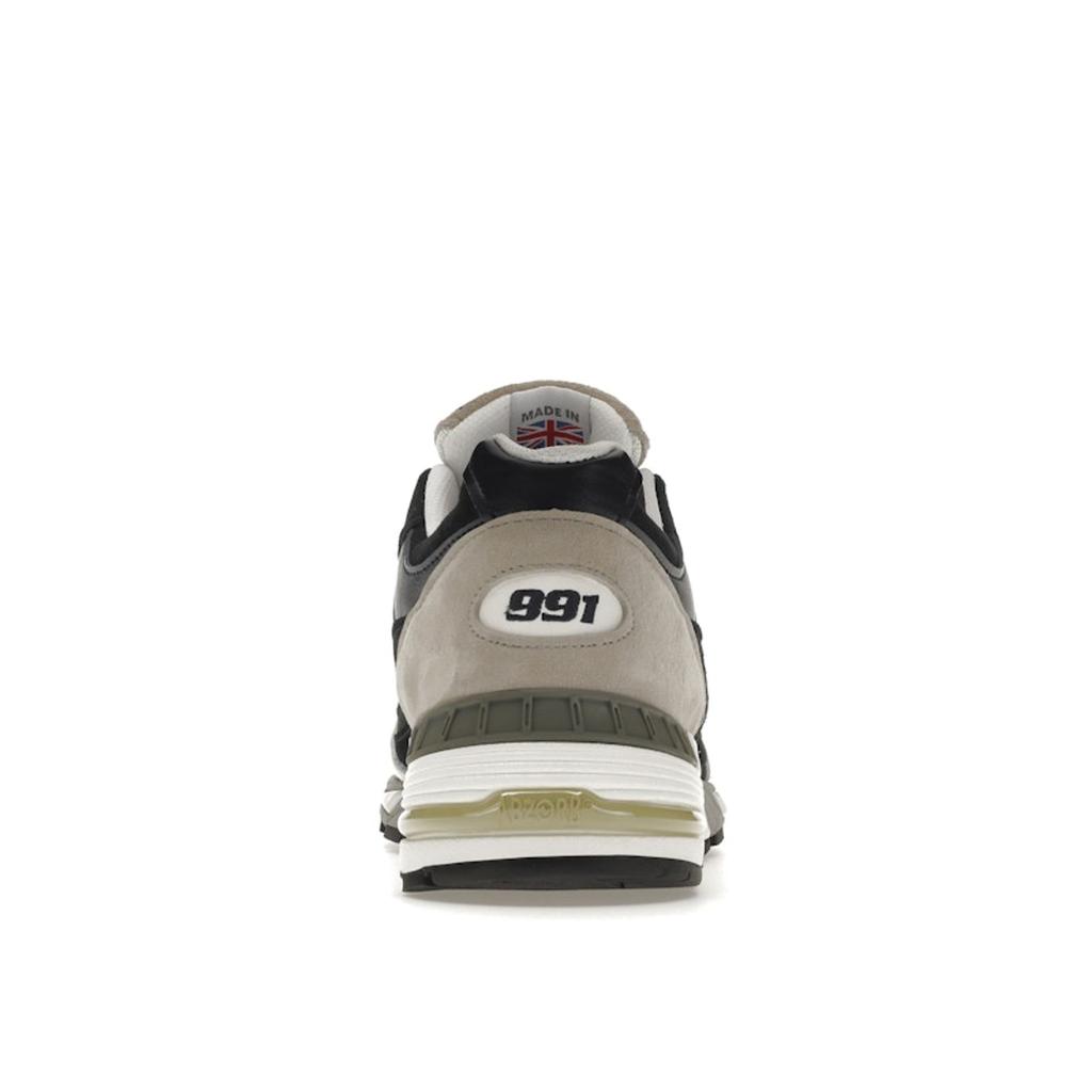 Sneakersnstuff x New Balance 991 Сделано в Англии Перфорированный Пак - Темно-синий Белый Мужские Кроссовки Синий Серый M991PJ