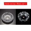 Buy One Get Two: Large Crystal Glass Ashtray for Home, Bedside, or Bar