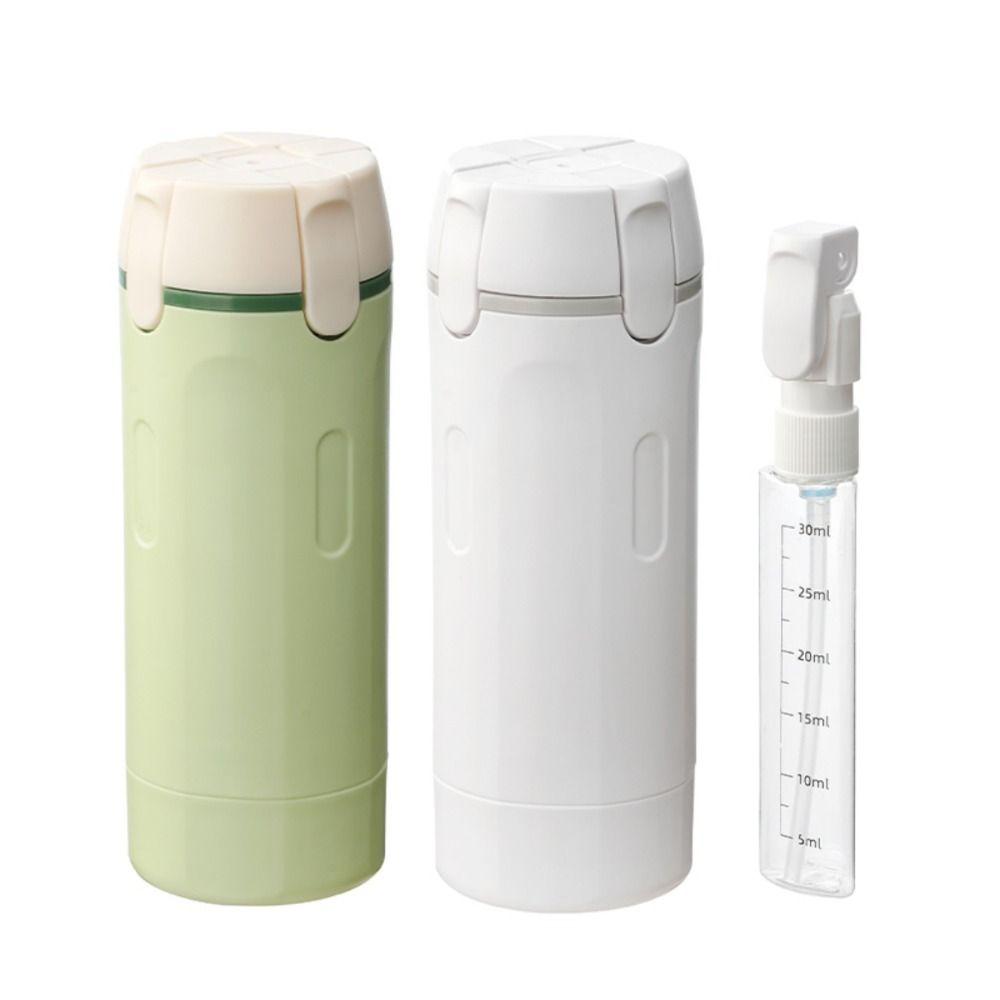 4 in 1 Travel Refillable Bottles Set Reusable Liquid Dispenser Bottle Empty Bottle Kit Shower Gel