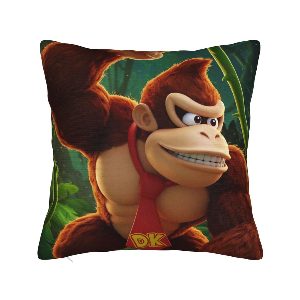 Декоративные наволочки Игры Donkey Kongs Bananza Мерч для дома Наволочка для декоративной подушки Прямая поставка Несколько размеров