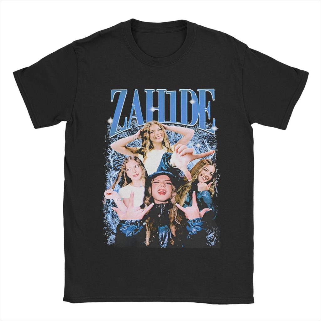 Ретро Zahide Bootleg Мерч Мужская Женская Футболка 100% Хлопок Футболка С Графическим Принтом Одежда