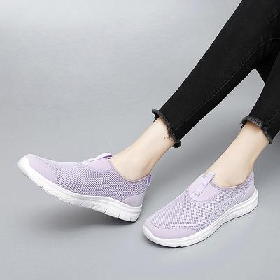 Женская повседневная обувь сетка летние дышащие кроссовки туфли на плоской подошве женские zapatos mujer плоская платформа легкая повседневная женская обувь лоферы