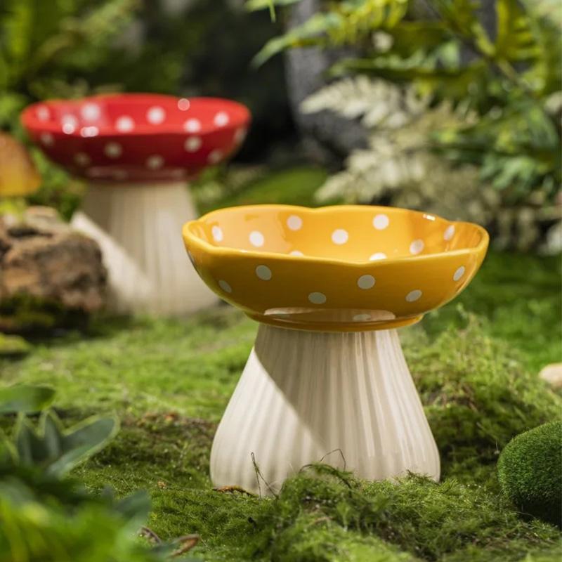 Керамическая миска для кошек, креативная, милая, для щенков, кормушка для собак, миска для кормления и поения домашних животных, фарфоровые принадлежности для домашних животных