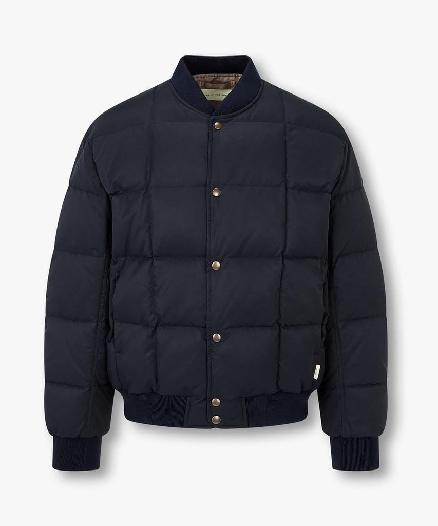 Man On The Boon Quilted Duck Down Padded Bomber Jacket_Dark Navy 4715309011