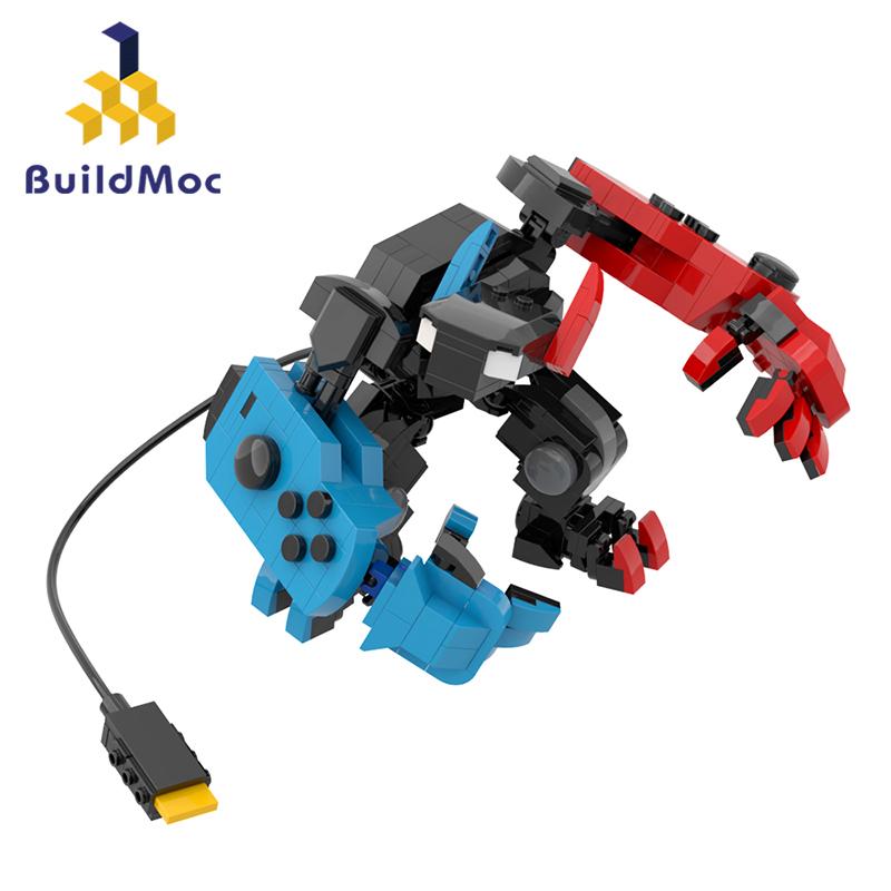 Buildmoc Ideas Games Console Transform Mecha Robots MOC Set Building Blocks Kits Toys for Children Kids Gifts Toy 418PCS Bricks