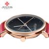 Top Lady Women's Watch Fine Fashion Luxury Style Hours Dress Bracelet Real Leather Classic Girl Birthday Gift Julius No Box