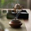For Walnut Solid Wood Incense Burner Chinese Vintage Home Sandalwood Base Creative Aromatherapy Stove