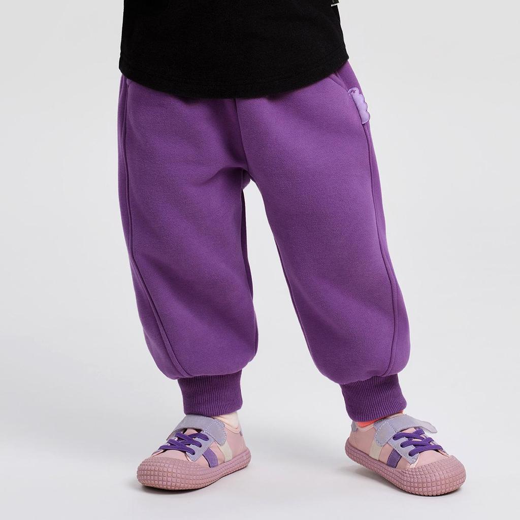 Детские мультяшные повседневные брюки на флисовой подкладке, Коллекция Зима 2025 - Многоцветные, Универсальные для мальчиков и девочек