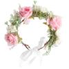 Flower Wreath Bridal Headband Music Festival Flower Headband Photo Headpieces