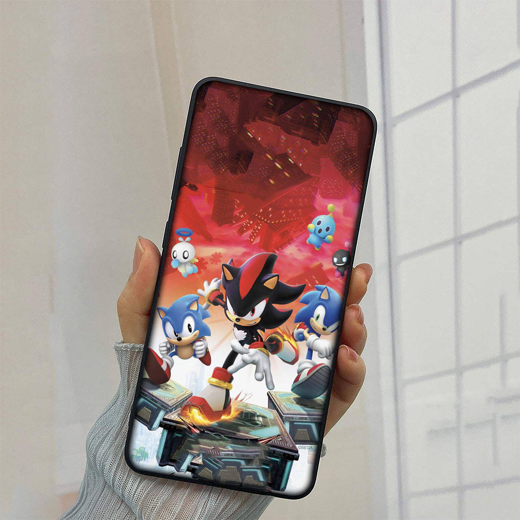 Для Samsung Galaxy S24 S23 iPhone 16 15 14 Plus X Xiaomi Redmi Note 13 12 11 Pro Max 8 XR Huawei OPPO чехол для телефона Lovely S-Shadows Game S-Sonics Cover