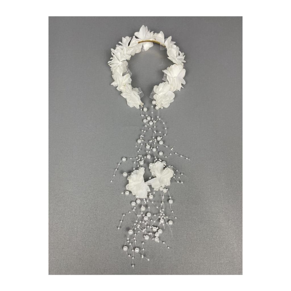 White Maternity Crown Bridal Crown