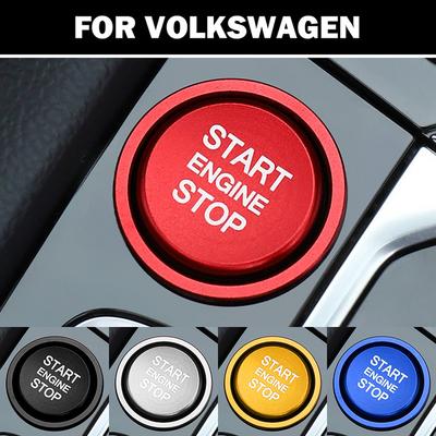 Аксессуары для интерьера для VW Arteon CC Passat B8 Golf 7 Magotan Jetta T-Roc Накладка на кольцо кнопки старт-стоп двигателя автомобиля, накладка на замок зажигания