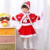Long Sleeve Santa Claus Cosplay Costume Hat Kids Cosplay Clothes Children's Christmas Clothes  Club
