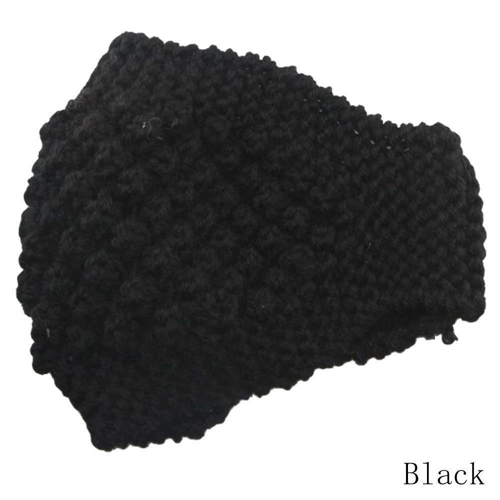 Подарочный тюрбан, аксессуары для волос, вязаная шерстяная повязка на голову для девочек, эластичная повязка для волос, связанная крючком