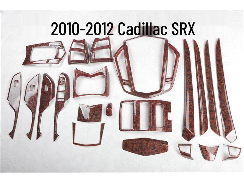 Наклейки на интерьер под персиковое дерево для Cadillac SRX 2010-2016, стеклоподъемники