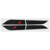 2pcs ABS S5 SLINE ABT Badge Car Fender Side Wing Emblem Sticker For 6Q quattro A4 A5 A6 A7 A8 Auto Modification Accessories8E