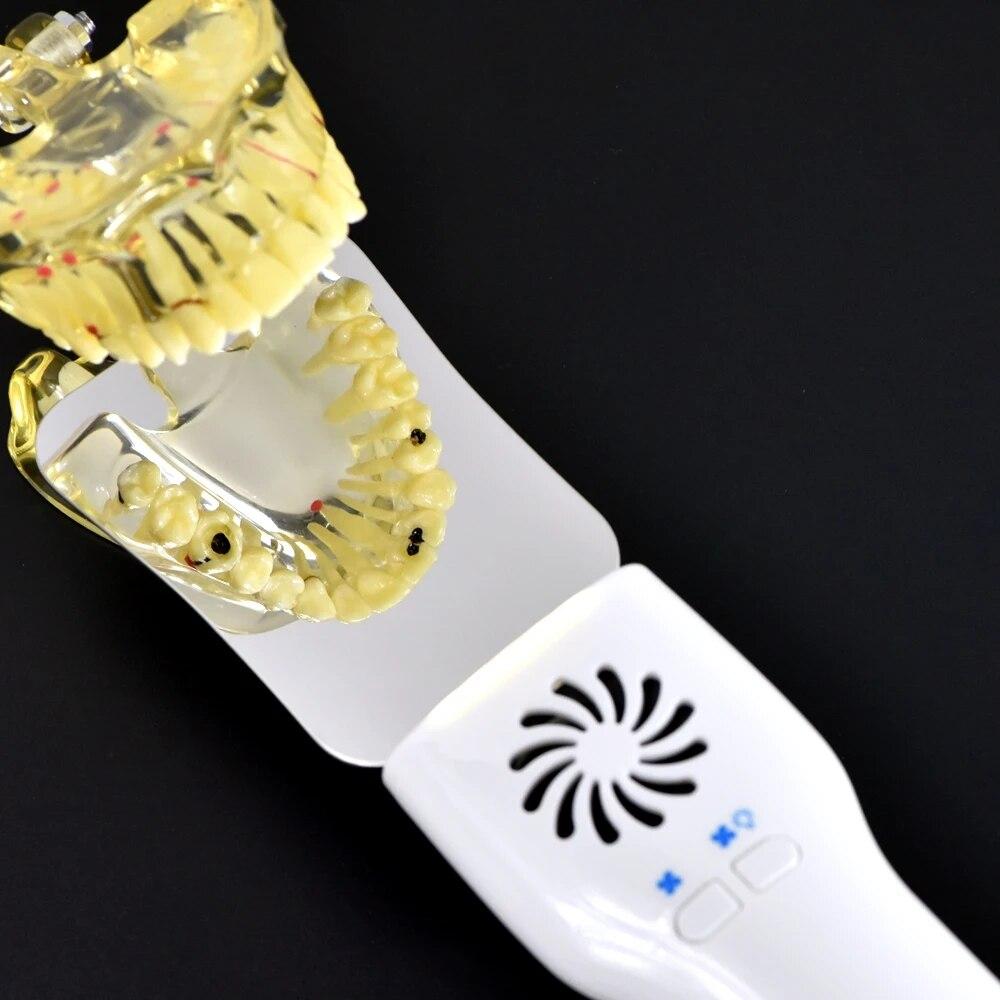 Стоматологическое светодиодное зеркало из нержавеющей стали с защитой от запотевания и несколькими отражателями для внутриротовой фотографии