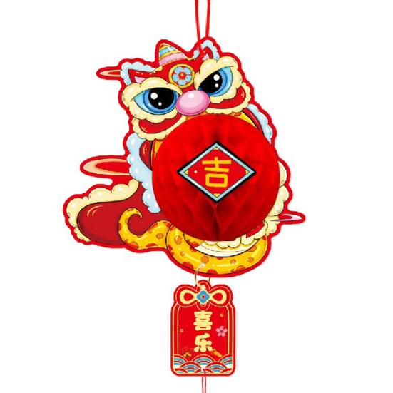 4 шт. Китайское новогоднее украшение 2025 год Змеи подвесной кулон