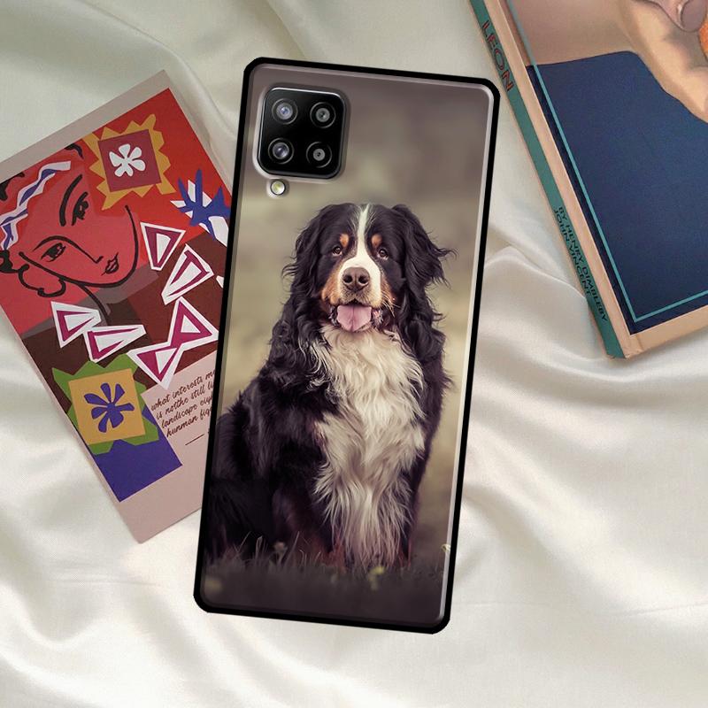 Чехол для Samsung Galaxy A56 A36 A06 A13 A53 A32 A12 A22 A52 A35 A26 A16 A55 A15 A54 A34 A14 с Бернской овчаркой