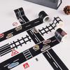 Black Road Car Tape, Removable Car Tape, Train Track Decoration