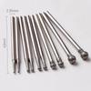 5Pcs Carve Precision Electric Grinder Parts 2.35mm Shank Burring Sanding Drill Bit