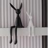 Elegant Hanging Rabbit Ornament for Modern Home and Garden Décor