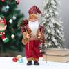 46cm Standing Sitting Santa Claus Figurine Christmas Decor Store Window Display Home Party Decoration
