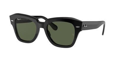 Солнцезащитные очки 0RB2186 STATE STREET BLACK Япония 49 [Ray-Ban] 901/58 (БЕСПЛАТНЫЙ размер)