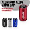 For Skoda FabKO1Car Stying 4PCS Sports Emblem Metal Wheel Tire Valve Stem Cap For Skoda VRS Fabia Rapid Superb Octavia A5 Kodiaq Scala S VRS VII