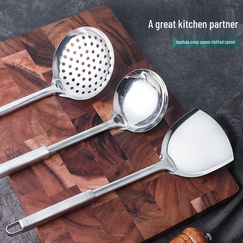 Huihuang 3-Piece Stainless Steel Kitchen Utensil Set