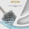 Ergonomic Wall Mount Toilet Brush Set Durable Bristles Bathroom Cleaning Tool  Shower Area