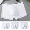 Мужское нижнее белье боксеры Эластичный дизайн со средней посадкой U-образные шорты-слипы Гладкая текстура Трусы для повседневной носки