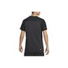 Nike Черная повседневная футболка с коротким рукавом и круглым вырезом с принтом-буквой для мужчин