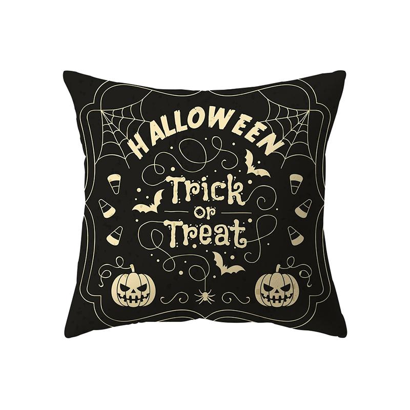 Хэллоуин тема тыква паутина принт узор наволочка дома гостиная диван украшения квадратная подушка наволочка