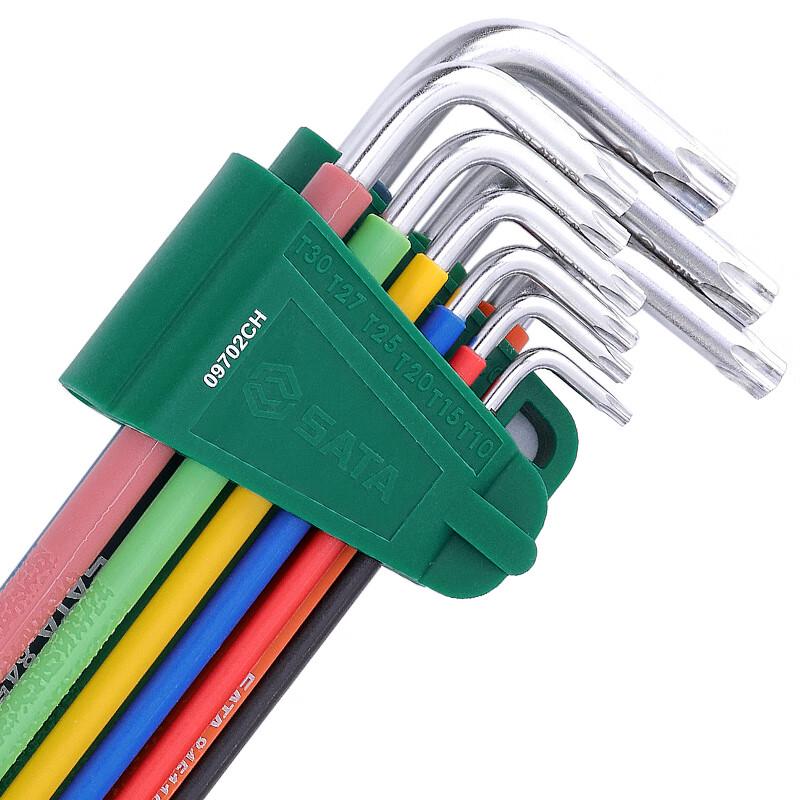 SATA Набор Extra Long Torx шестигранных ключей Радужный