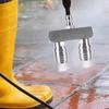 High Pressure 2-in-1 Double Head Pressure Washer Tips Nozzle Washer Tool Heads Cleaning Self-Lo E3D3
